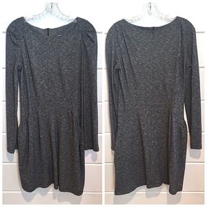 Vanessa Bruno ATHÉ grey wool cotton dress 3 US S